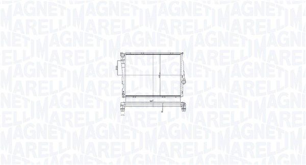 Magneti Marelli 350213211700 Радіатор, система охолодження двигуна