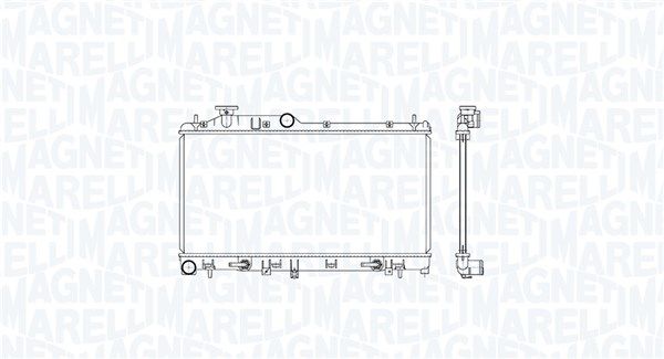 Magneti Marelli 350213222300 Радіатор, система охолодження двигуна