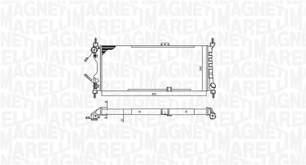 Magneti Marelli 350213588000 Радіатор, система охолодження двигуна