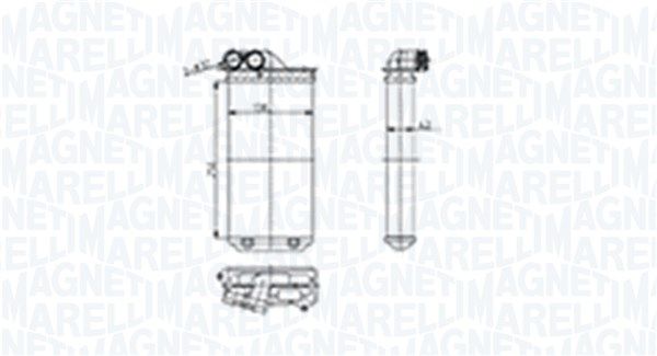 Magneti Marelli 350218460000 Теплообмінник, система опалення салону