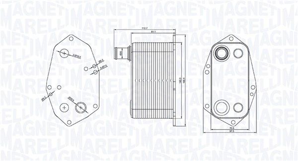 Magneti Marelli 350300000200 Охолоджувач оливи, моторна олива
