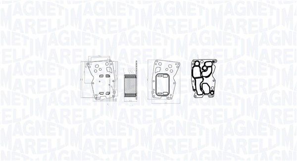 Magneti Marelli 350300000300 Охолоджувач оливи, моторна олива