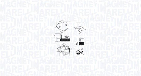 Magneti Marelli 350300000700 Охолоджувач оливи, моторна олива