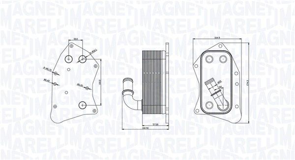 Magneti Marelli 350300002300 Охолоджувач оливи, моторна олива