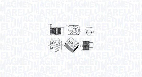 Magneti Marelli 350300003100 Охолоджувач оливи, моторна олива