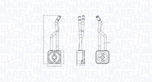 Magneti Marelli 350300003800 Охолоджувач оливи, моторна олива