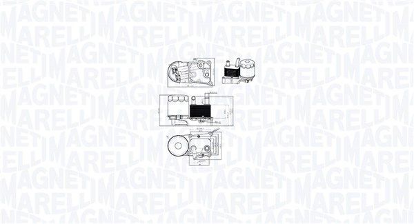 Magneti Marelli 350300004200 Охолоджувач оливи, моторна олива