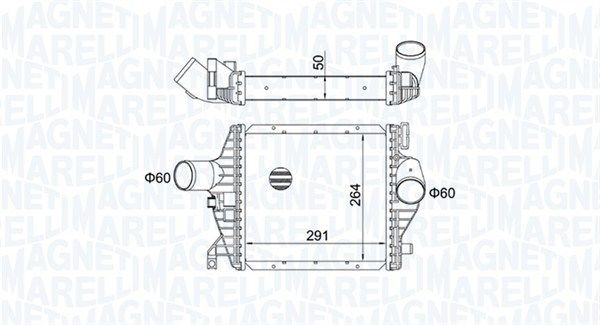 Magneti Marelli 351319204220 Охолоджувач наддувального повітря