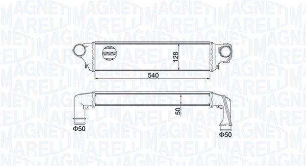 Magneti Marelli 351319204500 Охолоджувач наддувального повітря