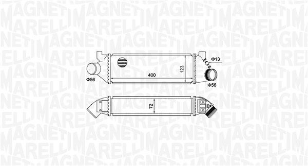 Magneti Marelli 351319204950 Охолоджувач наддувального повітря
