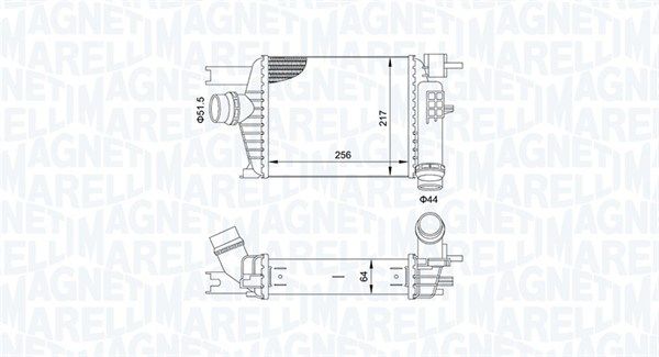 Magneti Marelli 351319205160 Охолоджувач наддувального повітря
