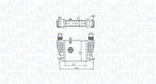 Magneti Marelli 351319205320 Охолоджувач наддувального повітря
