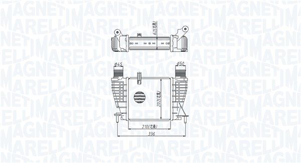 Magneti Marelli 351319205320 Охолоджувач наддувального повітря