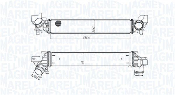 Magneti Marelli 351319205450 Охолоджувач наддувального повітря