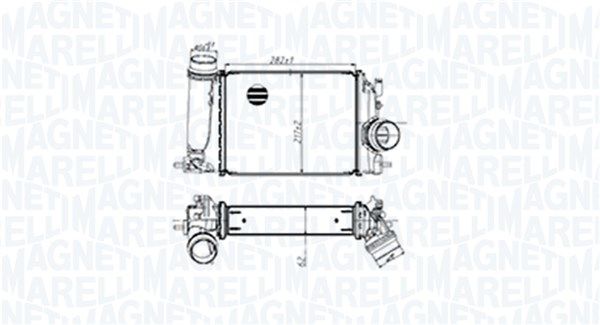 Magneti Marelli 351319205480 Охолоджувач наддувального повітря