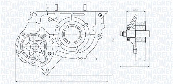 Magneti Marelli 351516000003 Оливний насос