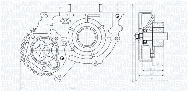 Magneti Marelli 351516000004 Оливний насос