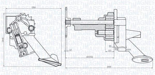 Magneti Marelli 351516000006 Оливний насос
