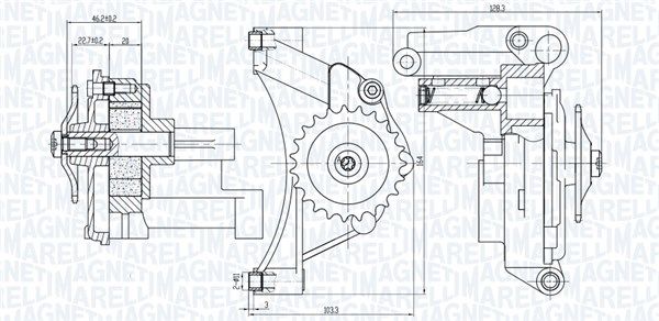 Magneti Marelli 351516000014 Оливний насос