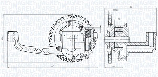 Magneti Marelli 351516000015 Оливний насос