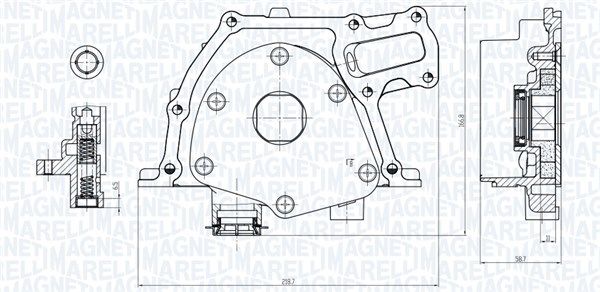 Magneti Marelli 351516000017 Оливний насос