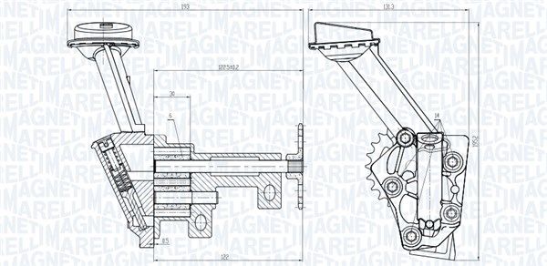 Magneti Marelli 351516000018 Оливний насос