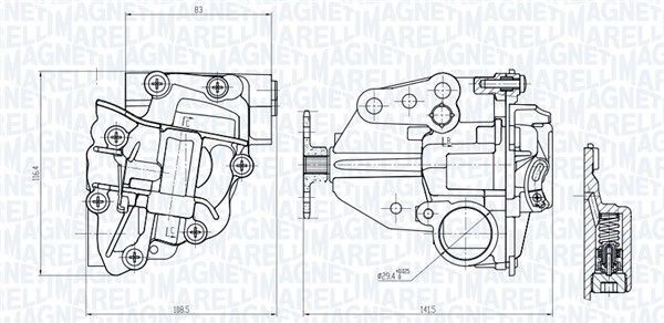 Magneti Marelli 351516000019 Оливний насос