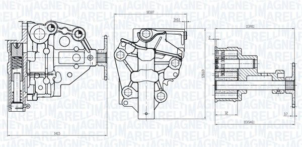 Magneti Marelli 351516000020 Оливний насос