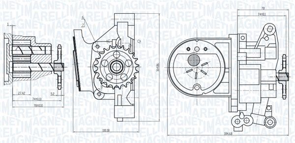 Magneti Marelli 351516000027 Оливний насос