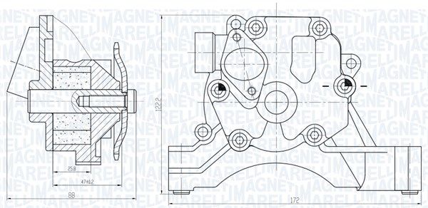 Magneti Marelli 351516000033 Оливний насос