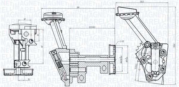 Magneti Marelli 351516000043 Оливний насос