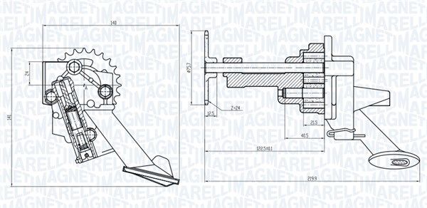 Magneti Marelli 351516000044 Оливний насос