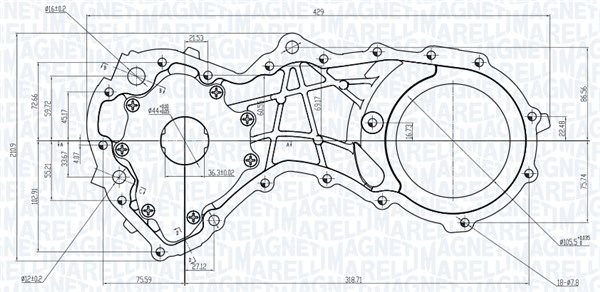 Magneti Marelli 351516000050 Оливний насос