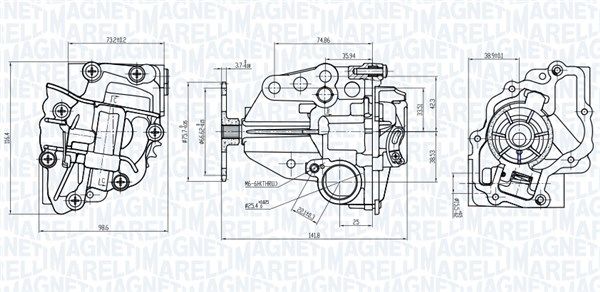 Magneti Marelli 351516000056 Оливний насос