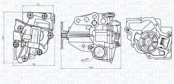 Magneti Marelli 351516000066 Оливний насос