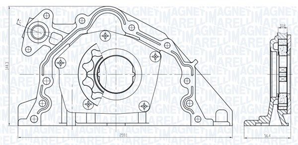 Magneti Marelli 351516000067 Оливний насос