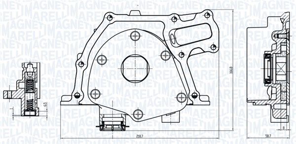 Magneti Marelli 351516000070 Оливний насос