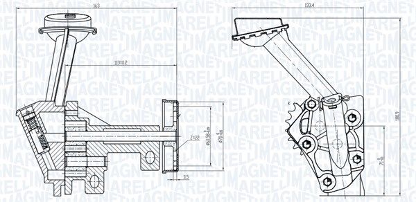 Magneti Marelli 351516000074 Оливний насос