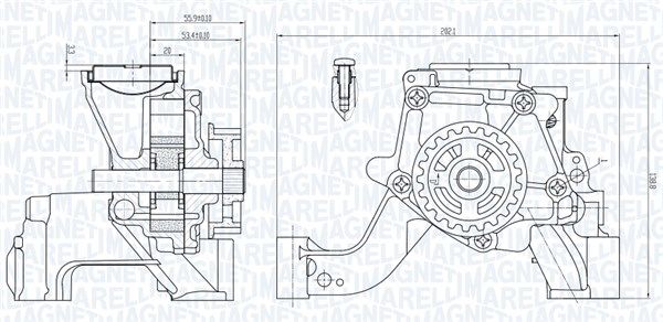 Magneti Marelli 351516000081 Оливний насос