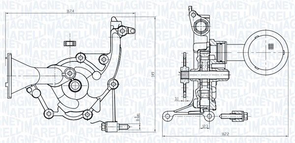 Magneti Marelli 351516000087 Оливний насос