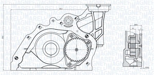 Magneti Marelli 351516000095 Оливний насос