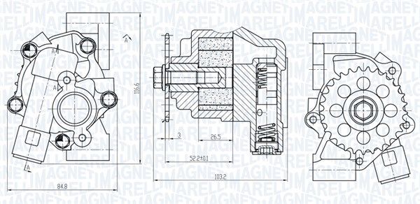 Magneti Marelli 351516000099 Оливний насос