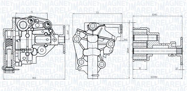 Magneti Marelli 351516000107 Оливний насос