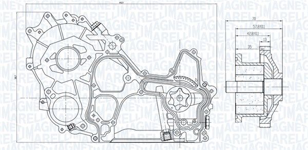 Magneti Marelli 351516000119 Оливний насос