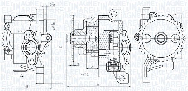 Magneti Marelli 351516000123 Оливний насос