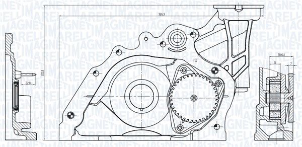 Magneti Marelli 351516000124 Оливний насос