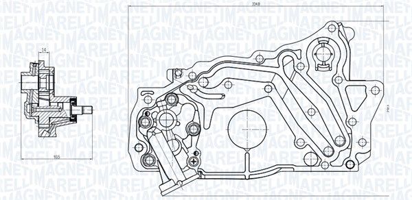 Magneti Marelli 351516000129 Оливний насос