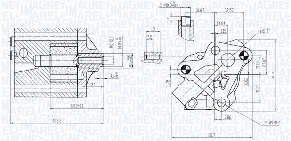Magneti Marelli 351516000133 Оливний насос