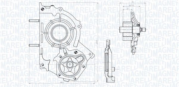 Magneti Marelli 351516000147 Оливний насос
