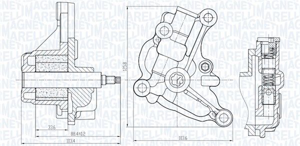Magneti Marelli 351516000154 Оливний насос